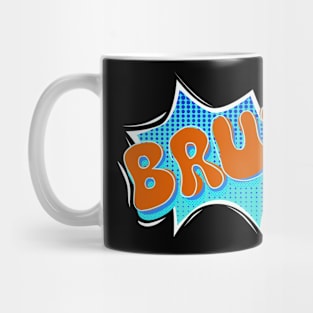 Bruh Text Inverted Meme Mug